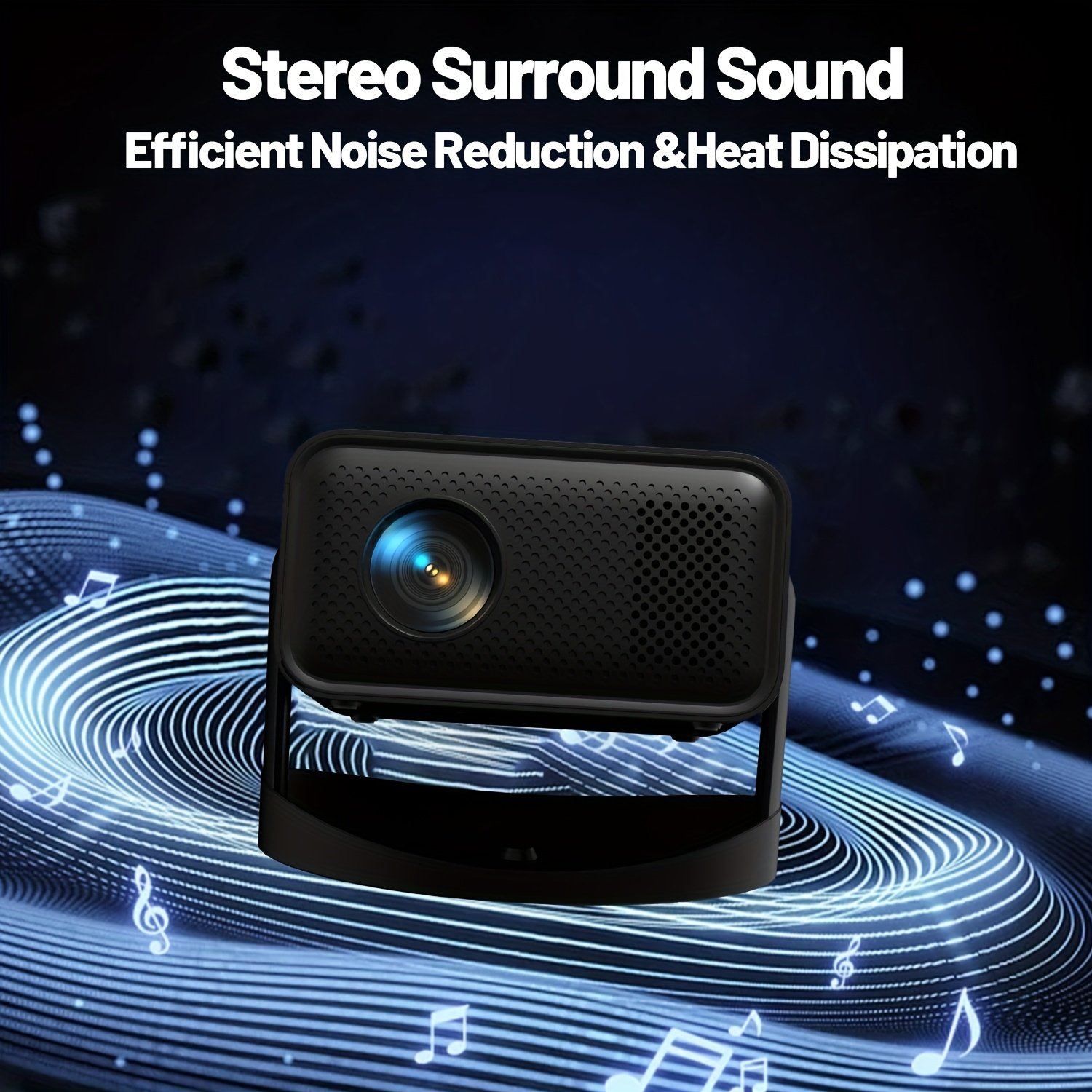 Full HD Smart Projector, Android, 5G WiFi Wireless Movie Projector, Projector Home Theater, Home Theater Projector, Projector Screen, Room Projector Connect to Mobile Phone 5G Sync, Compatible with - Image 16
