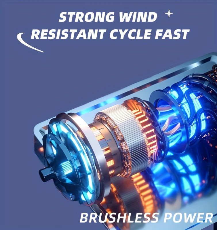 GD95 Brushless Motor Drone with Dual HD Cameras - Anti-Shake ESC, 360° Obstacle Avoidance, Hover Function, 120° Wide Angle Lens, 2.4GHz Signal, 100m Remote Control, 2000mAh Battery - Includes Spare Propeller, Storage Bag & Protective Cover - Image 18