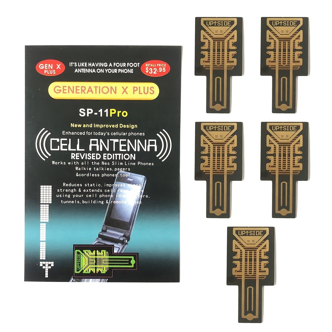 Mobile Phone Signal Sticker Download Speed Enhancement Sticker Carbon Ink PVC Line, Network Signal Auxiliary Enhancement Sticker, Easy to Install No Battery 1/3/6/10pcs - Image 7
