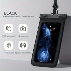 Waterproof Mobile Phone Bag, Double-layer Floating Leakproof Dry Storage Bag For 18.29 Cm Mobile Phone