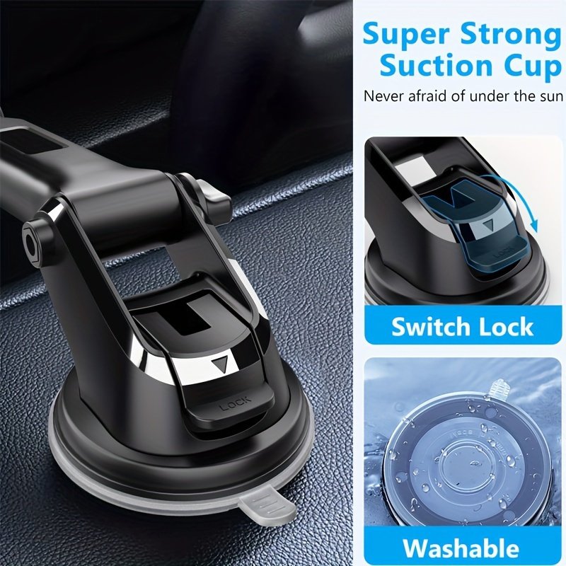 1pc Car Fixed Navigation Phone Holder, 360 Degree Rotation, 270 Degree Rotation Suction Cup Type Air Outlet Navigation Holder, Can Be Used for Navigation and Making Phone Calls, Suitable for Various Cars - Image 7