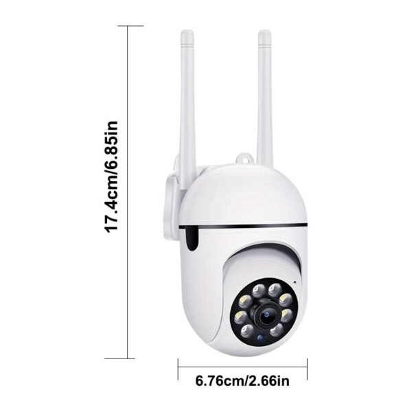 HD 1080P Wireless Network Camera - Wall-Mounted, Night Vision, App Control, Audio And Motion Alerts, Color Display, USB Powered, 355° Horizontal And 90° Vertical Pan-Tilt, Indoor Home Security, with Two-Way Audio And AI Detection. - Image 3