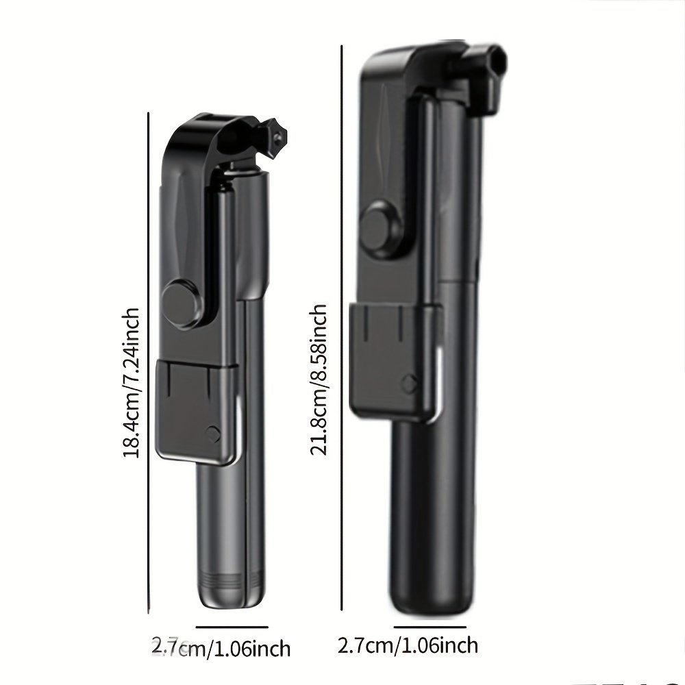 Wireless Selfie Stick Tripod with Integrated Light and Remote Control, 360 Degree Rotating, ABS Material, Rechargeable Lithium Polymer Battery, with USB Charging, for Video and Photography, ≤36V Portable Smartphone Stand - Image 6
