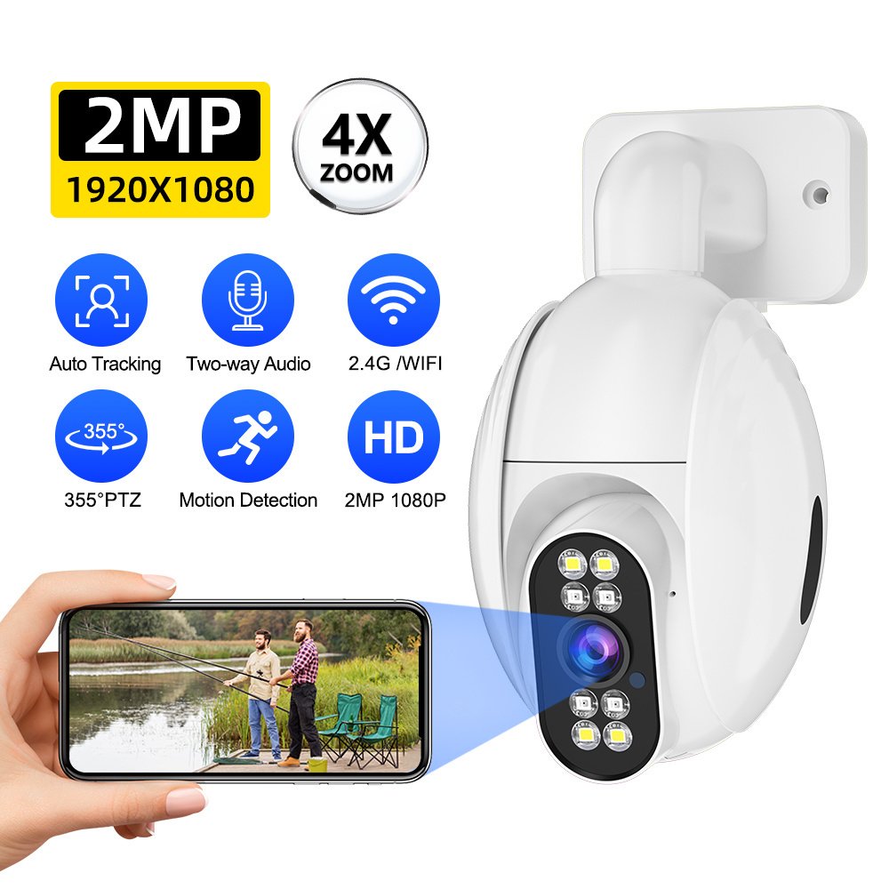 WJG 1080P HD Wireless WiFi Security Camera, Outdoor Wall Hanging, IPX4 Waterproof, Color Night Vision, AI Motion Detection, Two-Way Audio, Real-Time Video Recording, USB Powered, No Battery Required, Mini Camera Wireless - Image 10