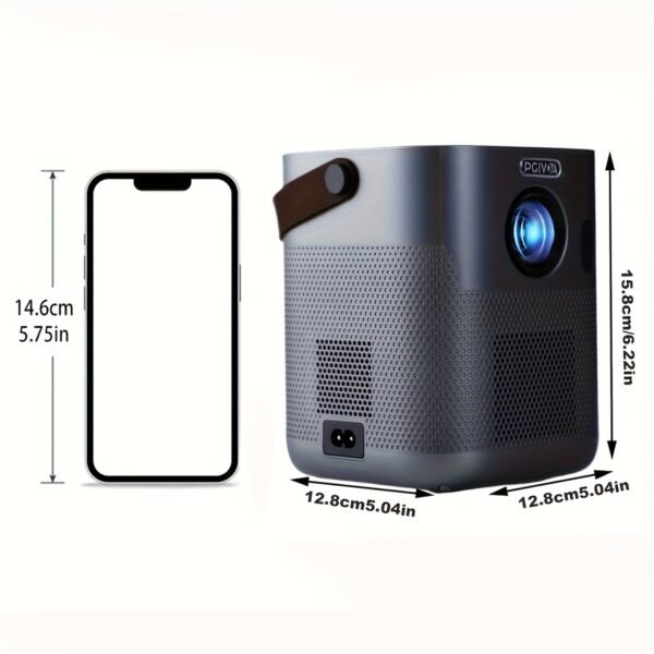 PGIVDA Wireless Projector for Mobile Phone, FHD 1080P Supported Portable Projector Electronic Focus, Max Projection Size 5.59meter - Image 5