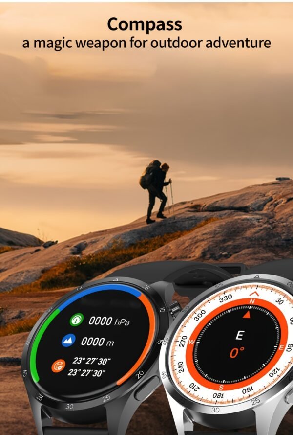 2024 GT4 Pro Smartwatch for Men and Women - 1.53-inch AMOLED HD Screen, 360x360 Resolution, Wireless Calling, NFC, USB Charging, Wireless 5.0, New, Smartwatch, Paearofero - Image 17