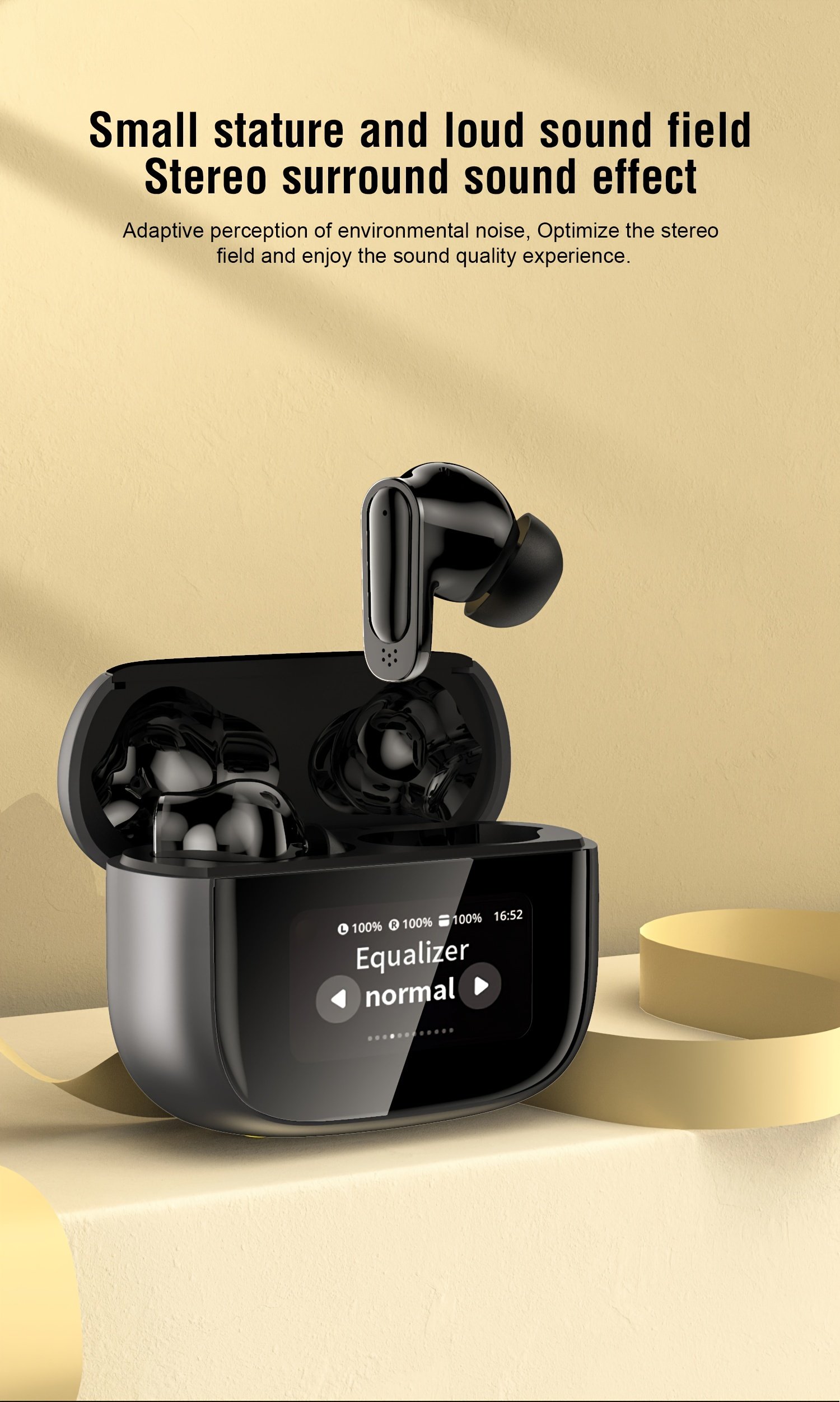 2024 Upgraded Wireless Earbuds, Touch Control Semi-Open-Back In-Ear Headphones, BT5.4 High Fidelity Sound, Non-Waterproof, Compatible with Apple, Huawei, Samsung - 300mAh Lithium Polymer Battery, Type-C Charging, 1-10W Power Range - Image 16