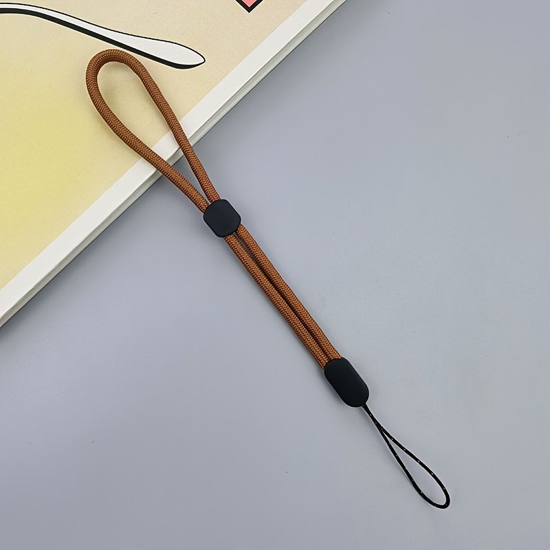 Solid Color Short Mobile Phone Lanyard, Adjustable Lanyard, Water Cup, Flashlight Pendant, Accessories, Thick Wrist Rope, Anti-lost Lanyard - Image 15