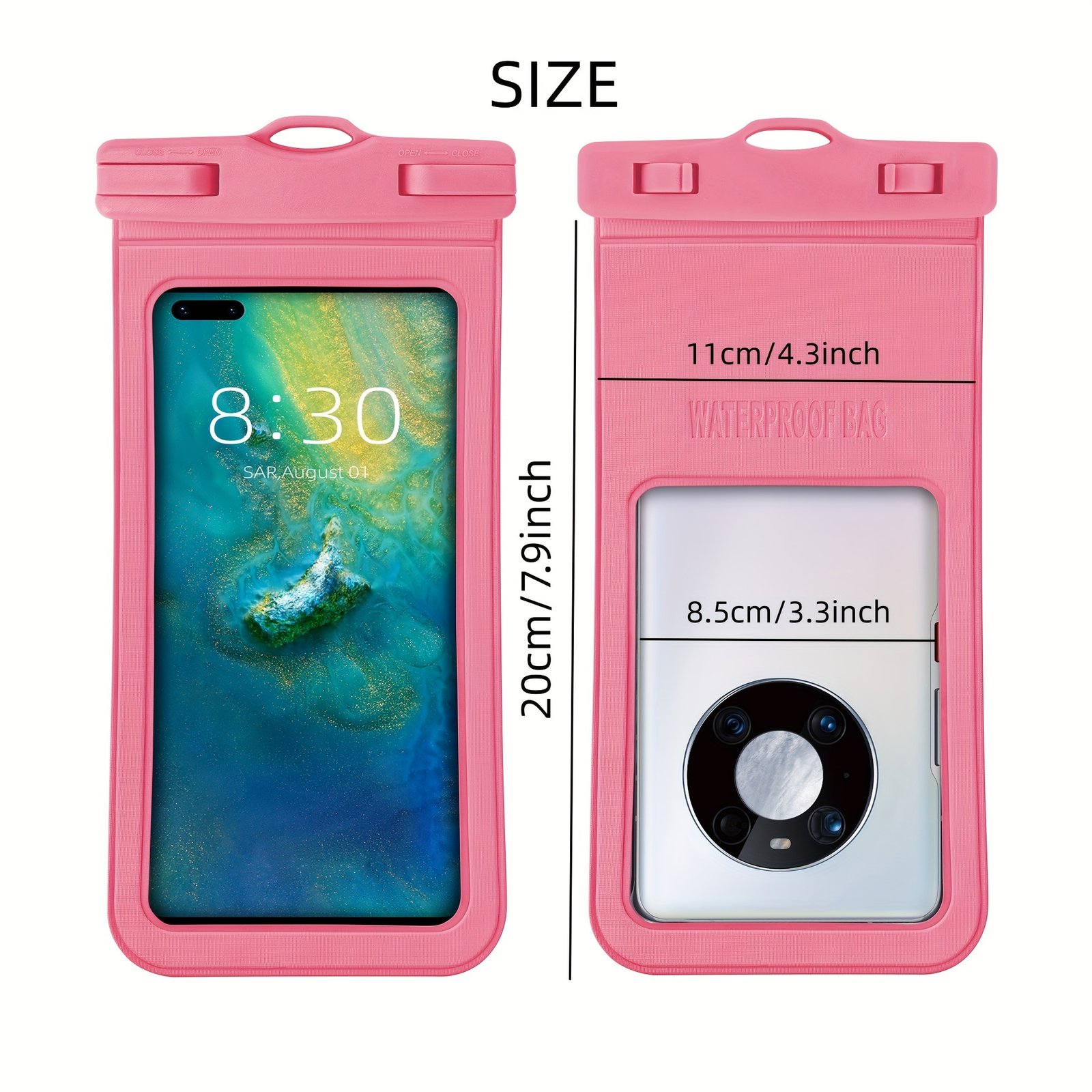 Waterproof Mobile Phone Bag, Double-layer Floating Leakproof Dry Storage Bag For 18.29 Cm Mobile Phone - Image 10