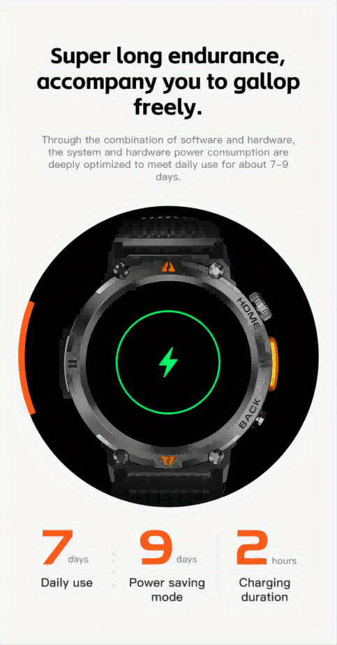 JELLOO Sports Smart Watch With LED Lighting For Men, With Wireless Call Making Function(Answer/Make Calls), 3.68cm HD Smart Watch Smartwatch For Android & IPhone Phone - Image 18