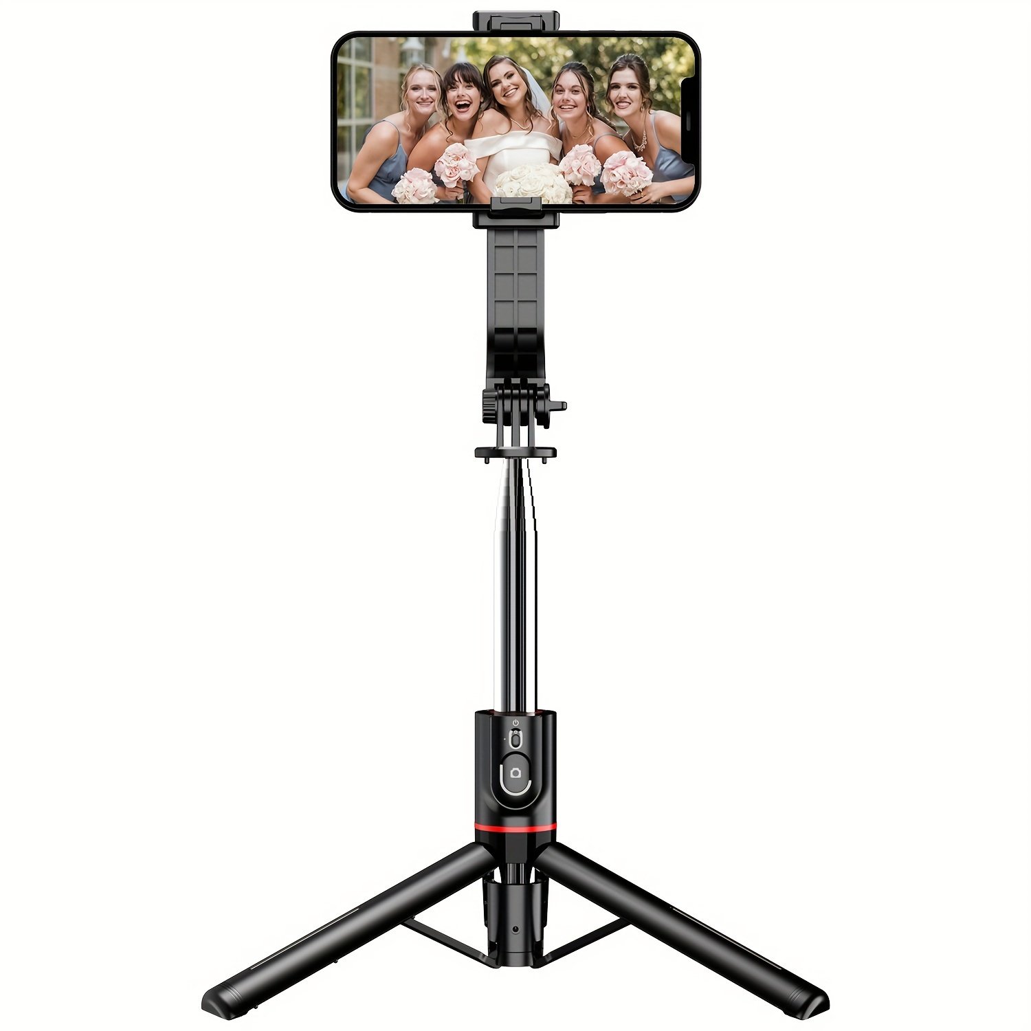 SelfieShow Portable 44-inch Selfie Stick with Wireless Remote, Extendable Smartphone Tripod Stand, 360-Degree Rotation, Compatible with iPhone 13/12/11 Pro/Xs Max/Xr/X/8/7/6 Plus, Android Samsung Phones, Ideal for Christmas, Halloween, Birthday Gifts, Pho - Image 7