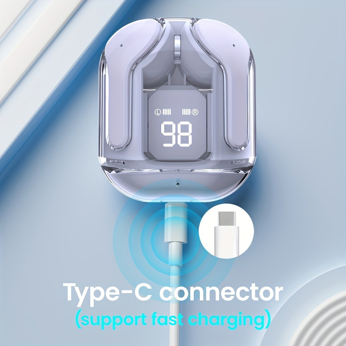 Wireless Sports Earphones with Noise Cancelling Microphone, High Fidelity Sound, Long Standby, Fast Charging Case, Wireless Connectivity - Non- - Image 16