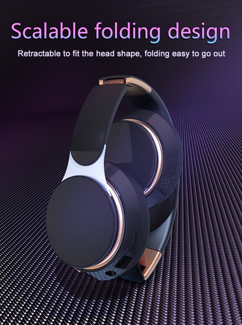 Wireless Headphones, Foldable Design, Compatible With Computers And Mobile Phones - Image 20