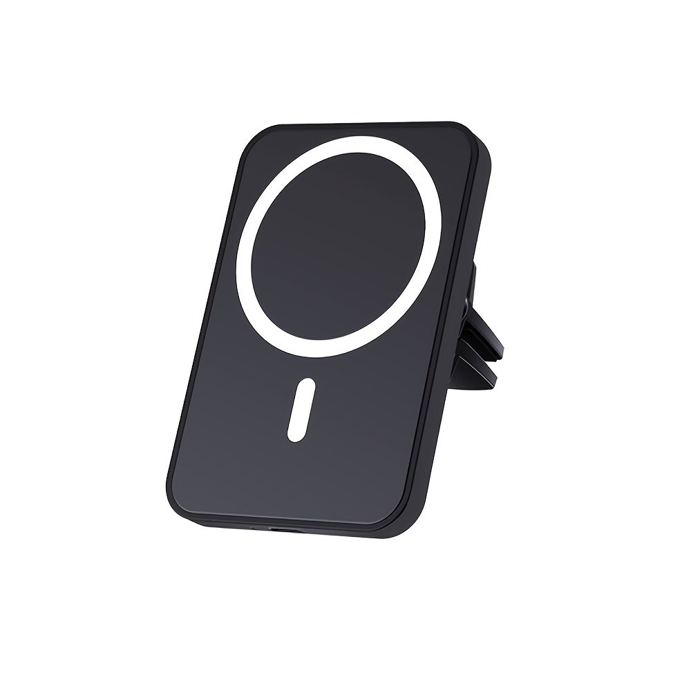 15W Fast-Charging Portable Wireless Car Charger - USB-Powered, Quick Charge Adapter with One-Handed Retrieval & Secure Placement, Ideal for Dashboard/Air Vent Mounting - Image 5