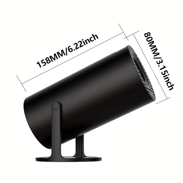 Y300 Compact 720P Mini Projector - USB Powered, Portable & Compatible with iOS/Android Smartphones, Supports Power Banks for On-the-Go Movie Night, Sleek Design, Perfect Christmas Gift, Carry, Immediate Upgrade, Professional Visual Experience - Image 8