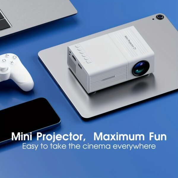 Portable Home Theater Movie Projector, EU Plug, Easy to Carry, Enjoy Anytime, Anywhere, Upgrade Your Viewing Experience HD Mini Projector - Vivid 3D Vision, Gift - Image 8