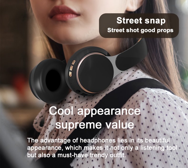 Wireless Headphones, Foldable Design, Compatible With Computers And Mobile Phones - Image 21