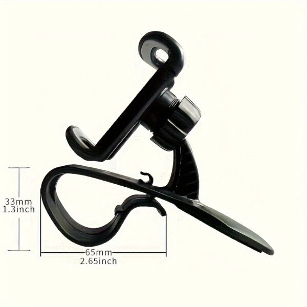 Support 360-Degree Rotation Universal Automobile Phone Holder, Anti-Slip Instrument Plate Holder, Suitable for iPhone, Samsung, Xiaomi, Oppo, Vivo, OnePlus, Using Durable ABS Material, Easy Installation, No Battery - Image 8