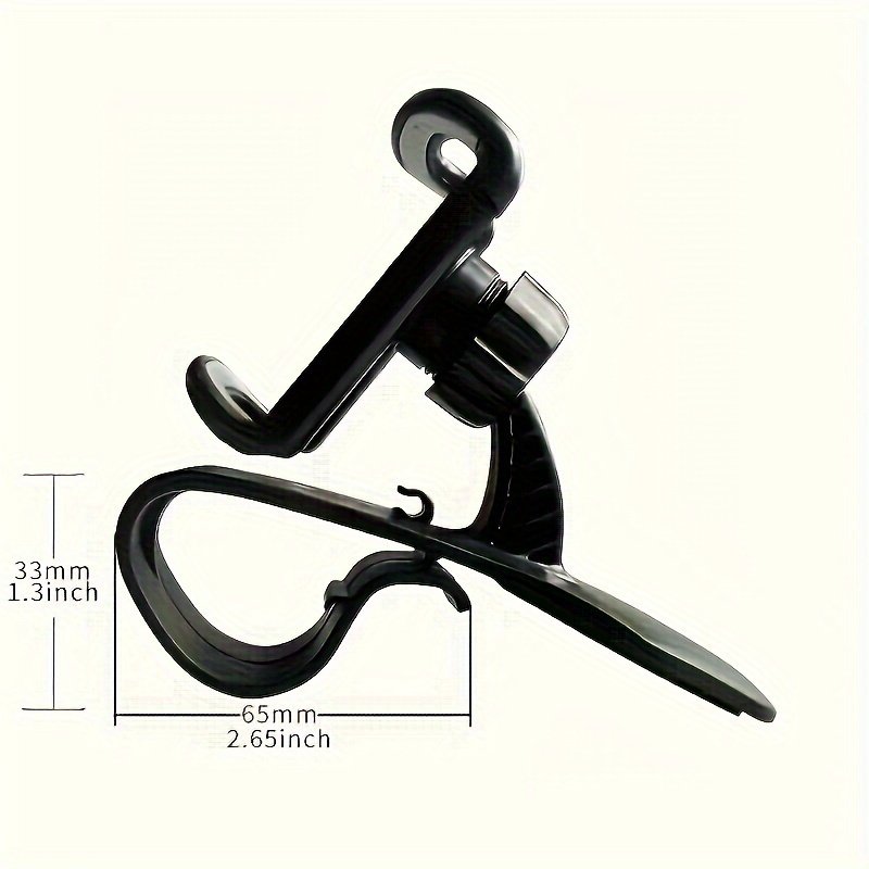 Support 360-Degree Rotation Universal Automobile Phone Holder, Anti-Slip Instrument Plate Holder, Suitable for iPhone, Samsung, Xiaomi, Oppo, Vivo, OnePlus, Using Durable ABS Material, Easy Installation, No Battery - Image 8