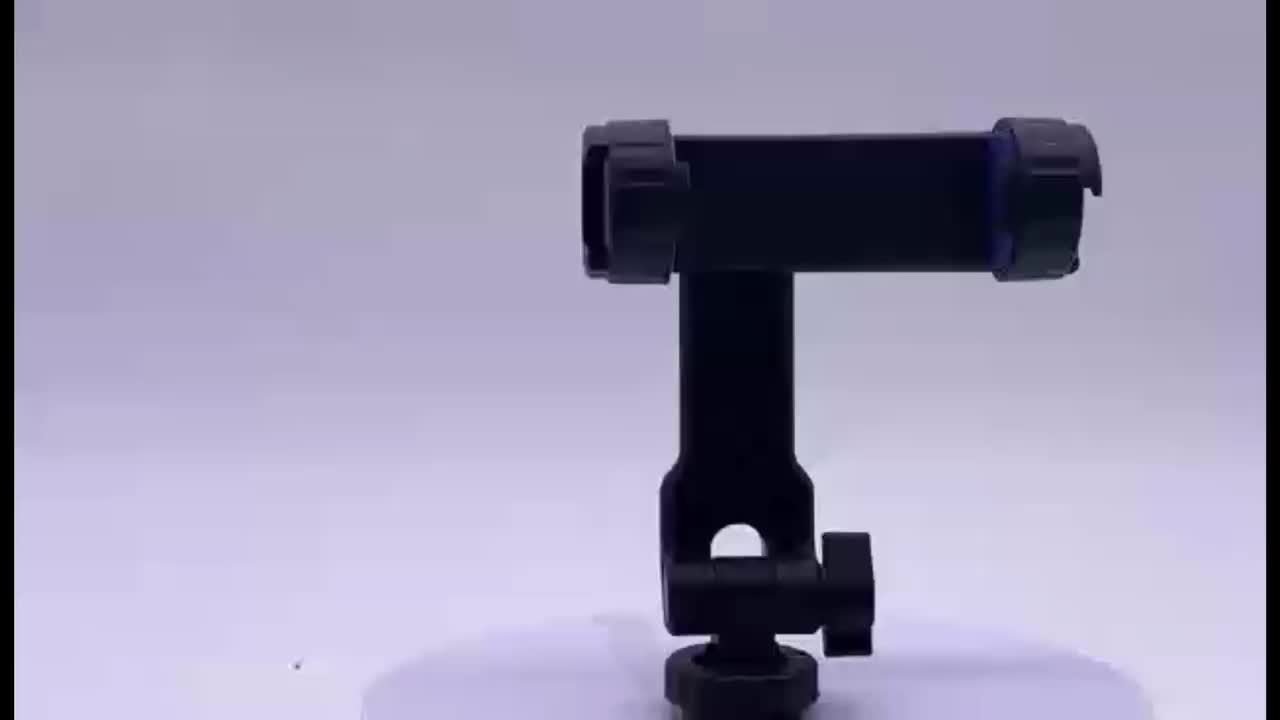 The Mobile Phone Holder Comes with 2 Cold Shoes. The Mobile Phone Tripod Bracket Is Suitable for All Mobile Phones. The Mobile Phone Bracket Is Connected to The Tripod And Can Rotate 360 Degrees And Can Be Tilted Forward And Backward. - Image 10