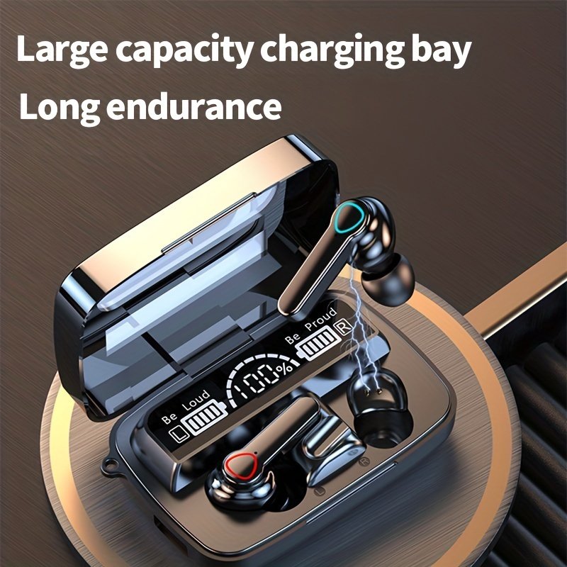 TWS Wireless Headset with Large Capacity Charging Case, Long Battery Life, LED Power Display, Flashlight, Compatible with All Smartphones - Ideal for Students, Men, Women, Birthday and Holiday Gifts, Earphones, Headphones - Image 7