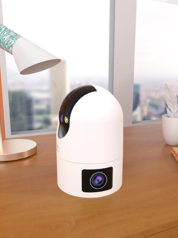 Easy to install ultra HD wireless outdoor surveillance camera, dual lens dual screen, ultra HD color night vision, outdoor waterproof and rain, application control, motion detection, two-way audio, no battery, support 5G network WiFi - Image 8