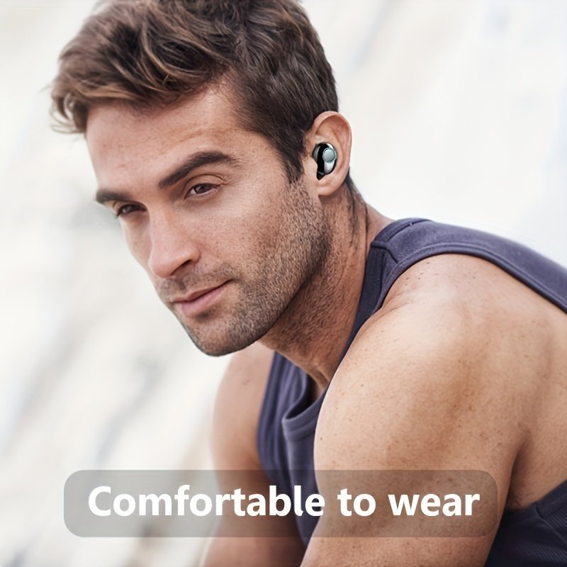 Wireless Earbuds with LED Battery Indicator, TWS In-Ear Headphones for Android & iOS - Noise-Canceling Voice Calls, Volume Control, USB Charging Case, Stereo Sound, Wireless Connectivity, Non, Ideal for Gaming - Image 9