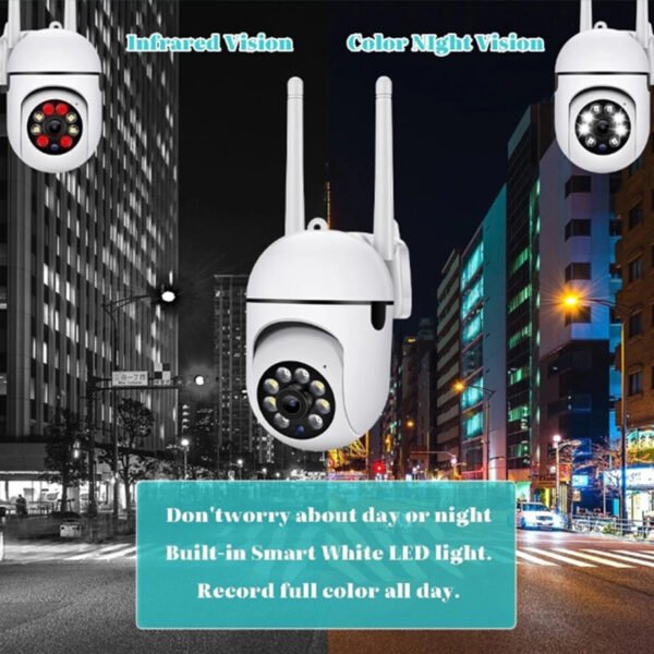 HD 1080P Wireless Network Camera - Wall-Mounted, Night Vision, App Control, Audio And Motion Alerts, Color Display, USB Powered, 355° Horizontal And 90° Vertical Pan-Tilt, Indoor Home Security, with Two-Way Audio And AI Detection.