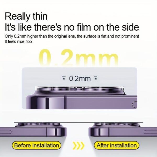 5pcs for iPhone 15 Plus/14 Camera protector protective film 13 mini/12 Pro Max/11 Tempered Glass Camera Lens screen protector phone screen protector - Image 7