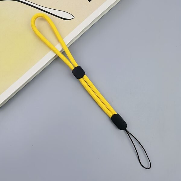 Solid Color Short Mobile Phone Lanyard, Adjustable Lanyard, Water Cup, Flashlight Pendant, Accessories, Thick Wrist Rope, Anti-lost Lanyard - Image 12