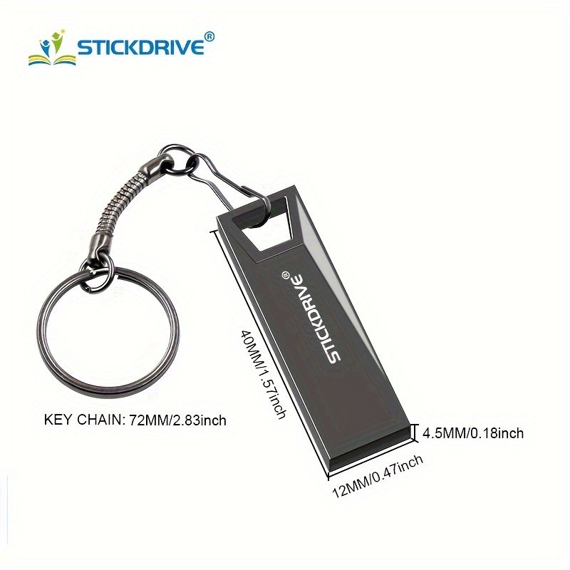 Stickdrive Metal0 USB2.0 flash drive 4GB 8GB 16GB 32GB 64GB 128GB pendrive flash drive U disk for KEY RING - Image 6