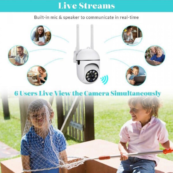 HD 1080P Wireless Network Camera - Wall-Mounted, Night Vision, App Control, Audio And Motion Alerts, Color Display, USB Powered, 355° Horizontal And 90° Vertical Pan-Tilt, Indoor Home Security, with Two-Way Audio And AI Detection. - Image 11