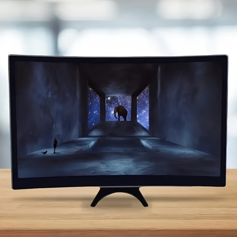 14-Inch 3D Smartphone Magnifier: HD Curved Screen Amplifier with Foldable Stand, Compatible with All Smartphones - Portable Movie, Video, and Gaming Display Accessory, Battery-Free - Image 16