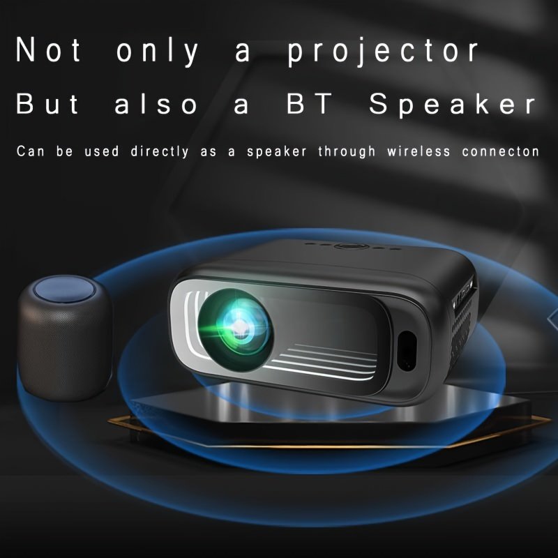 VEXY HD Projector, 1080P Native High-Definition Picture Quality, 420 ANSI Lumens, Supports 4K, Electronic Focusing, Home Theater Video Projector, Suitable for Home Bedrooms, Compatible with TV Sticks/Smartphones/Hdtv/Usb/Laptops - Image 6