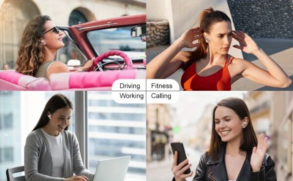 Wireless Earbuds With 40H Playtimes Charge Case, Wireless 5.3 Headphones, Deep Bass, Running Earphones With 4-Mic Clear Call, LED Display, In Ear Headphones For Work/Gym - Image 13