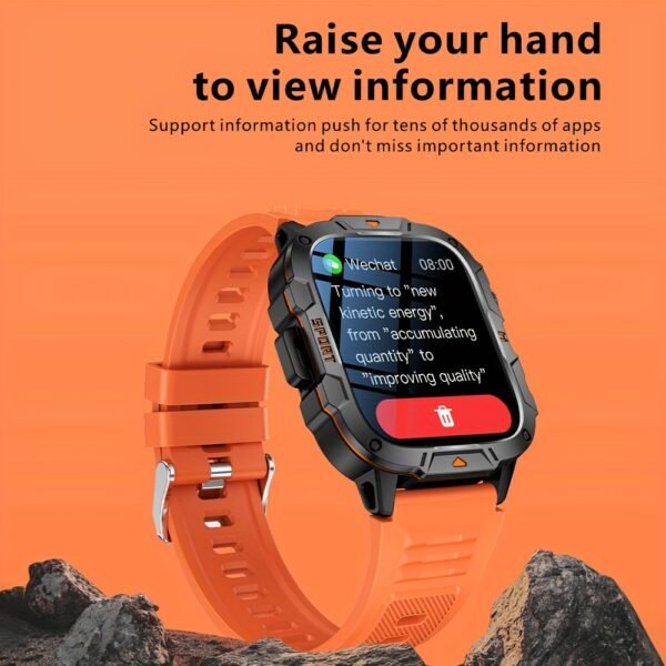 Sports Smart Watch, 4.98cm Smartwatch With LED Lighting, Call Answering, Fitness Tracking With Pedometer, Outdoor Sports Activity Watch For Men/Women - Image 14