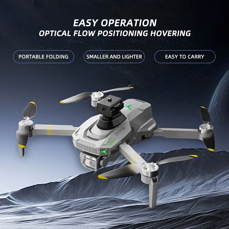 GD95 Brushless Motor Drone with Dual HD Cameras - Anti-Shake ESC, 360° Obstacle Avoidance, Hover Function, 120° Wide Angle Lens, 2.4GHz Signal, 100m Remote Control, 2000mAh Battery - Includes Spare Propeller, Storage Bag & Protective Cover - Image 2