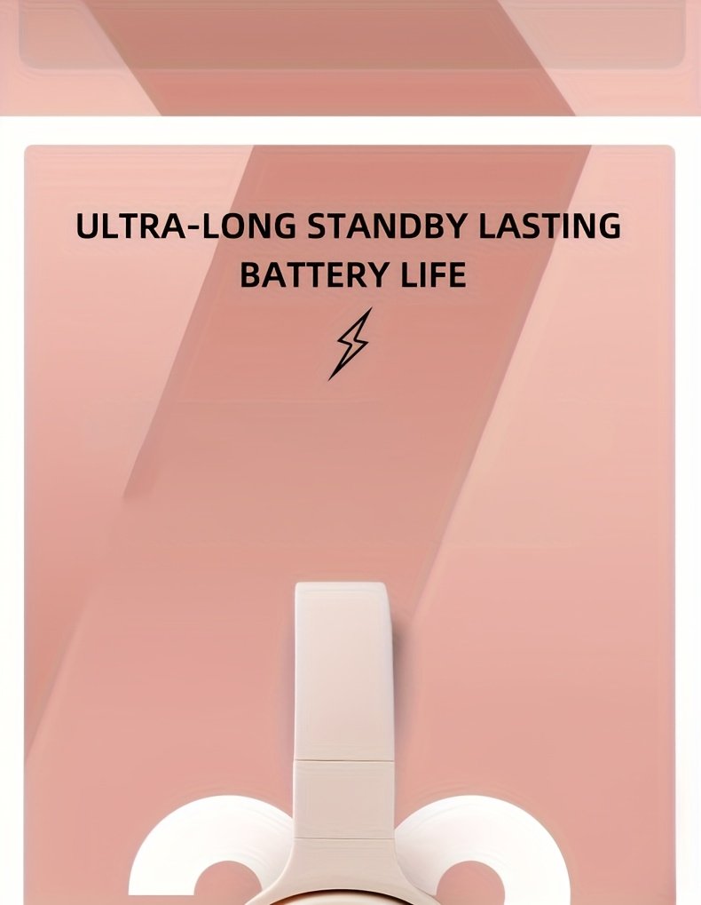 Versatile Wireless Earphones with 3.5mm AUX - Foldable, Comfort-Fit Design for DJs, Tablets, PCs, TVs & Travel | Wireless Connectivity, Volume Control - Image 18