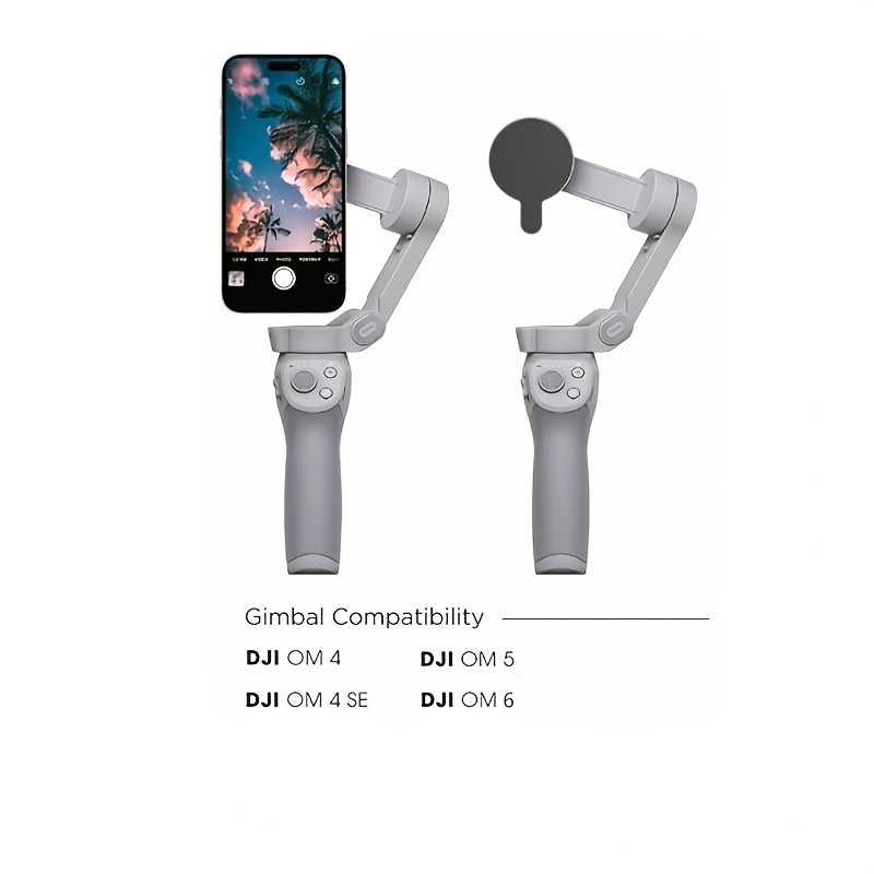 Aluminum Alloy Magnetic Phone Mount for DJI Gimbal, Compatible with OM4/OM4 SE/OM5/OM6, Secure Smartphone Attachment Accessory - Image 10