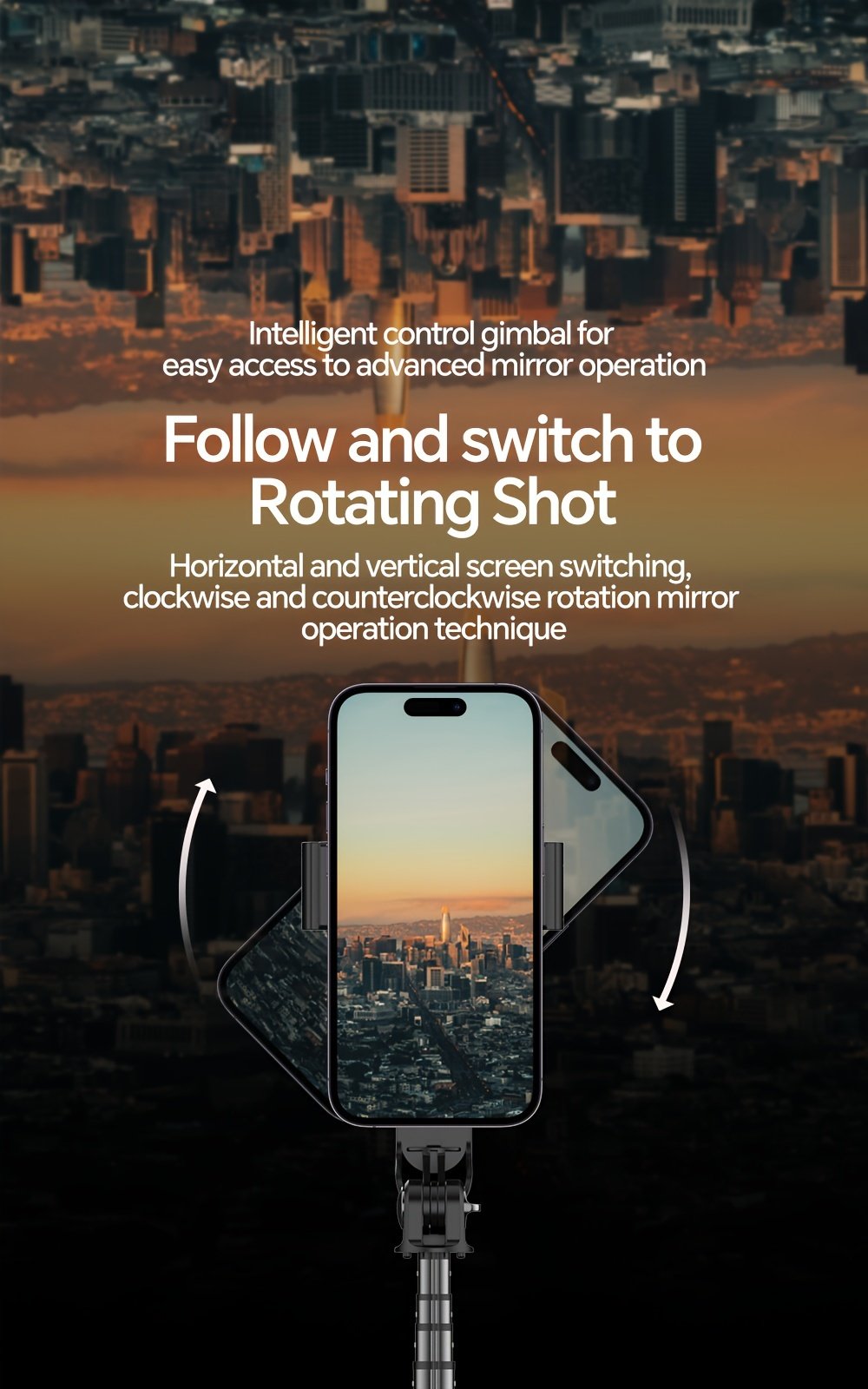 1pc Desiontal A6 1-Axis Handheld Gimbal Stabilizer with Wireless Remote, LED Beauty Light, Tripod Mount, Retractable Folding Selfie Stick for iPhone/Android - USB Charging, ≤36V, 400mAh Lithium Polymer Battery, ABS Material - Image 18