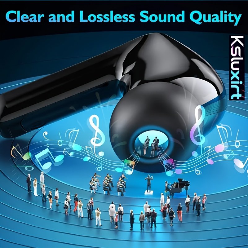 Wireless TWS Wireless Earphones with Voice Noise Canceling, HiFi Stereo Sound, In-Ear Design with Microphone and LED Power Display Charging Case - Image 10