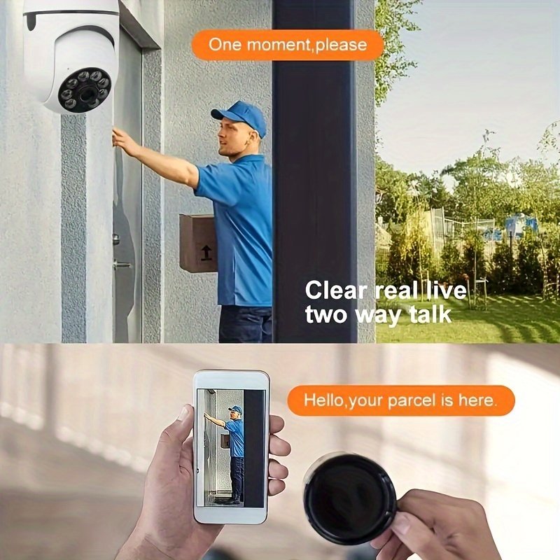 Teruhal 1080P HD WiFi Security Camera - 360° Rotatable, Color Night Vision, Two-Way Audio, Motion Detection Alerts, Easy Installation - Perfect Gift for Birthdays, Easter, Presidents Day - Image 6