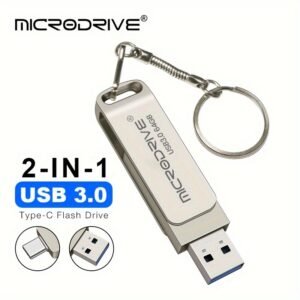 Microdrive W2 Pen Drive Type-c USB3.0 Flash Drive 64GB/128GB/256GB Pen Drive