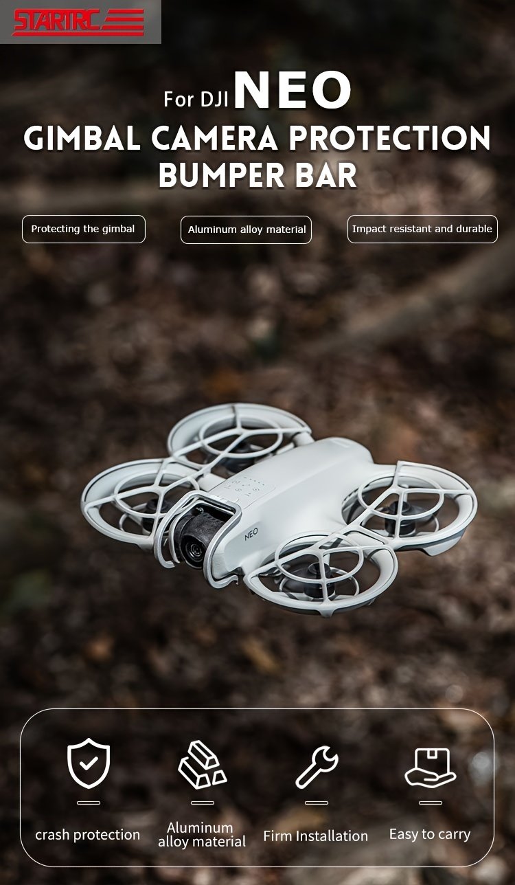 STARTRC Is Suitable For DJI NEO Drone Gimbal Collision Protection Golden Protective Bar Lightweight Accessories. - Image 9
