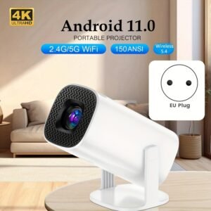 Projector P30 Mini Home Wall Projection 4K Ultra HD Projector Dual WIFI Wireless Portable Projector