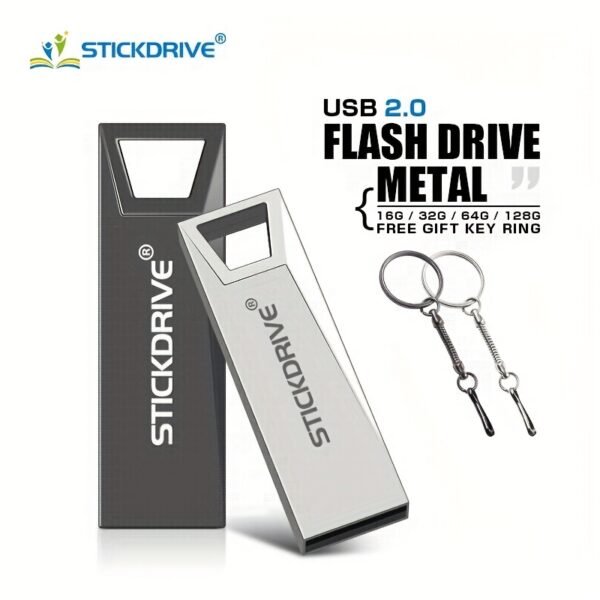 Stickdrive Metal0 USB2.0 flash drive 4GB 8GB 16GB 32GB 64GB 128GB pendrive flash drive U disk for KEY RING