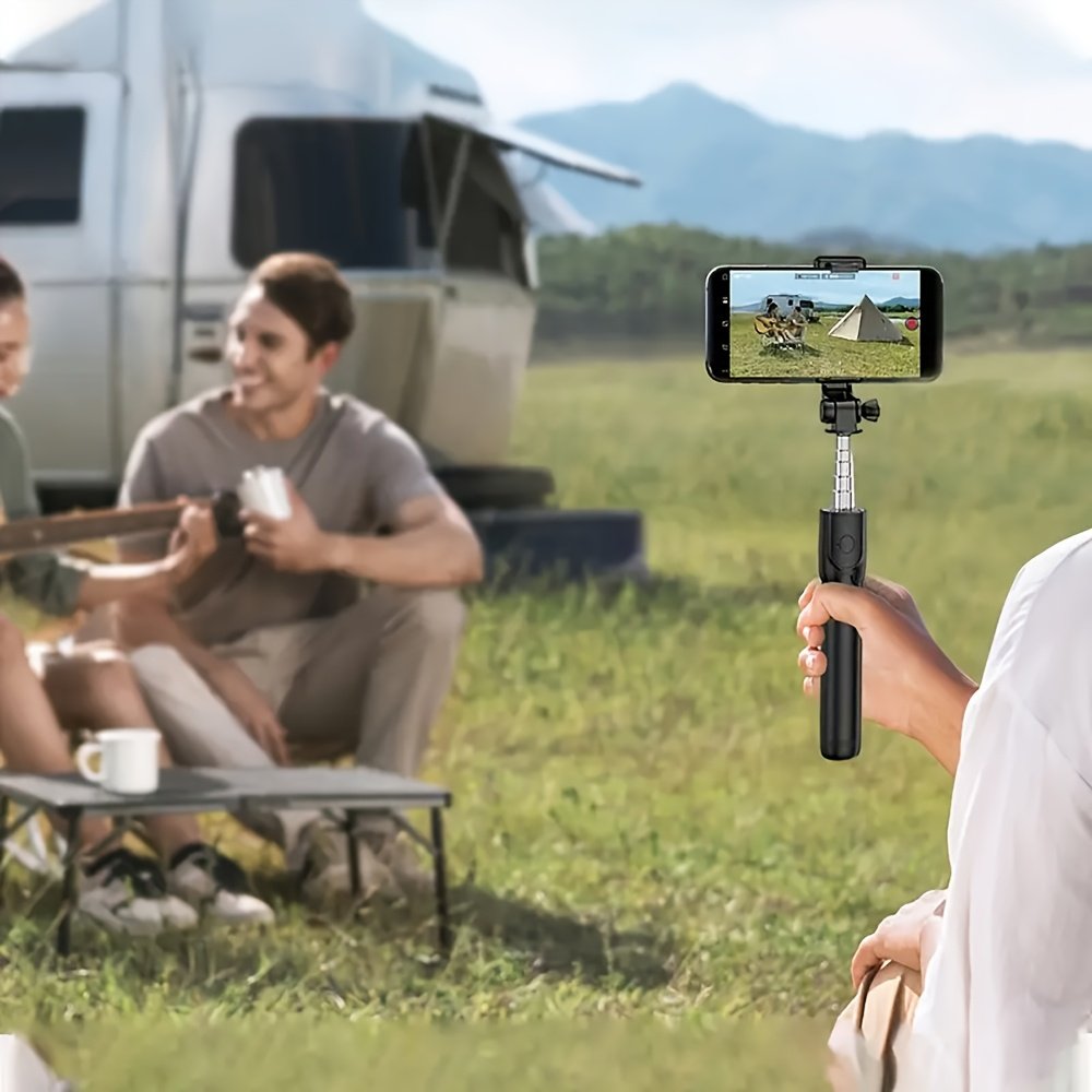 Stable Tripod for Smartphones and Cameras, Anti-Shake Selfie Stick with Desktop Tripod Stand, Indoor/Outdoor Live Streaming, ABS Material, Photography, Selfie Stick - Image 15