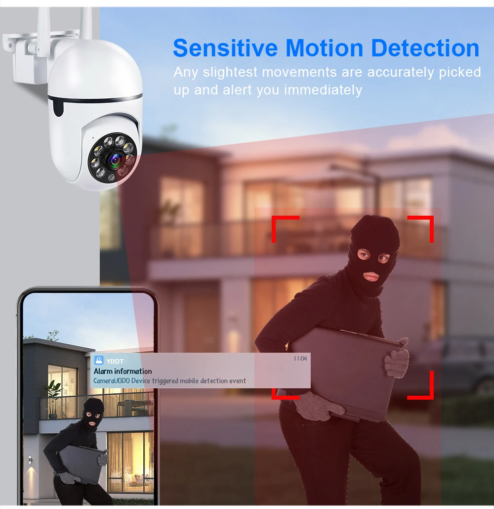 8MP Wireless Security Surveillance PTZ Camera Wifi IP Outdoor 4X Zoom Cameras AI Human Tracking Two-way Audio HD Night Color Cam - Image 16