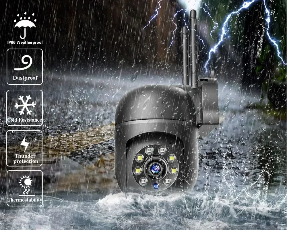 2.4/5G WiFi IP Camera Wireless Security Surveillance Camera Two way audio PTZ Move To Follow Security Protection Cameras Home - Image 15