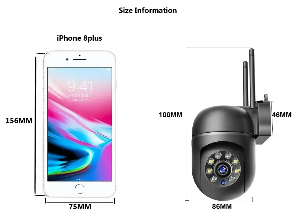 2.4/5G WiFi IP Camera Wireless Security Surveillance Camera Two way audio PTZ Move To Follow Security Protection Cameras Home - Image 22